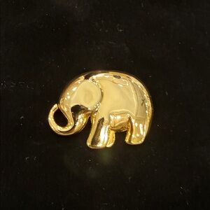 Vintage 90’s Liz Claiborne Puffy Elephant Pin